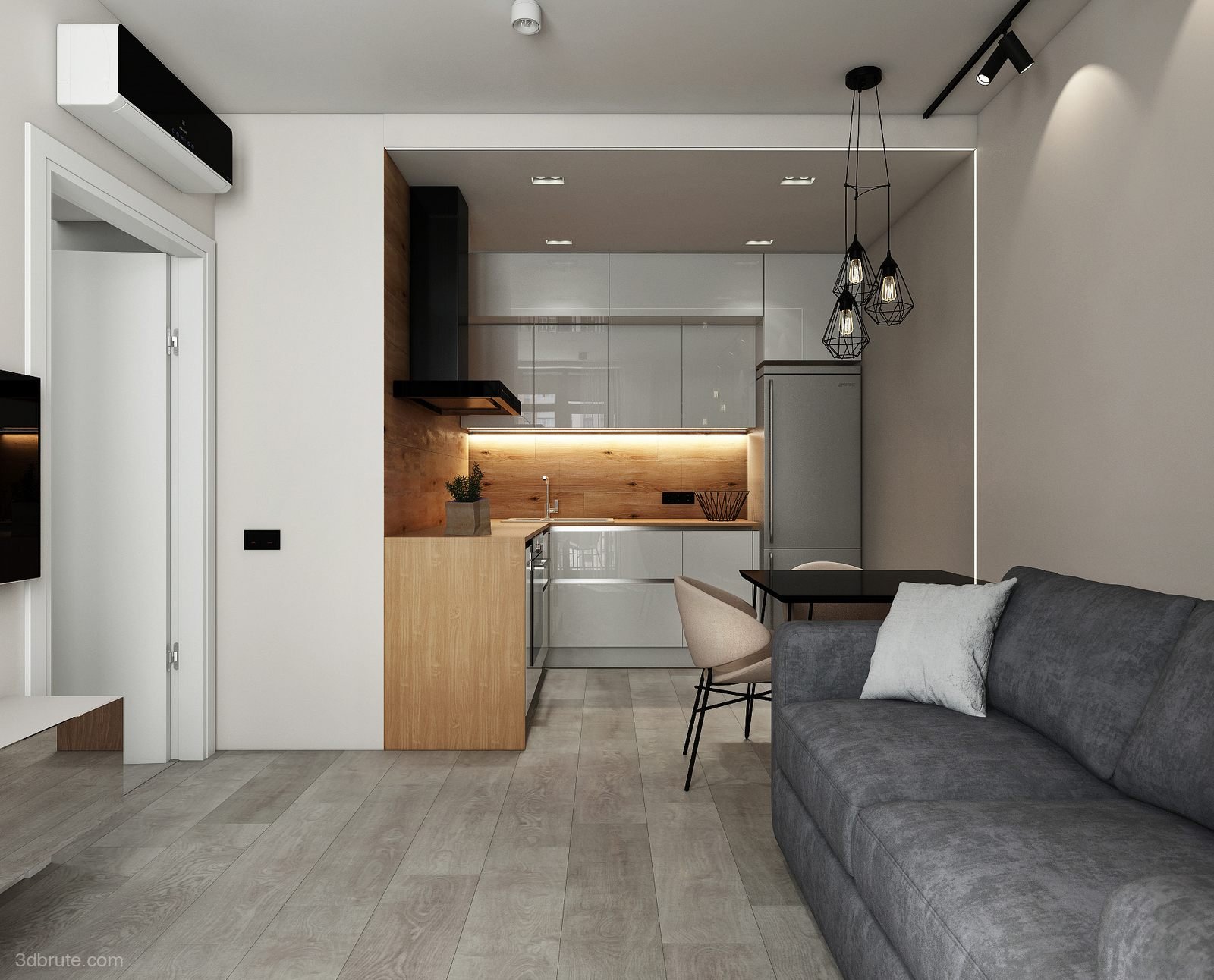 Modern residence meets Nordic elements-a trace of casualness is revealed in the exquisiteness