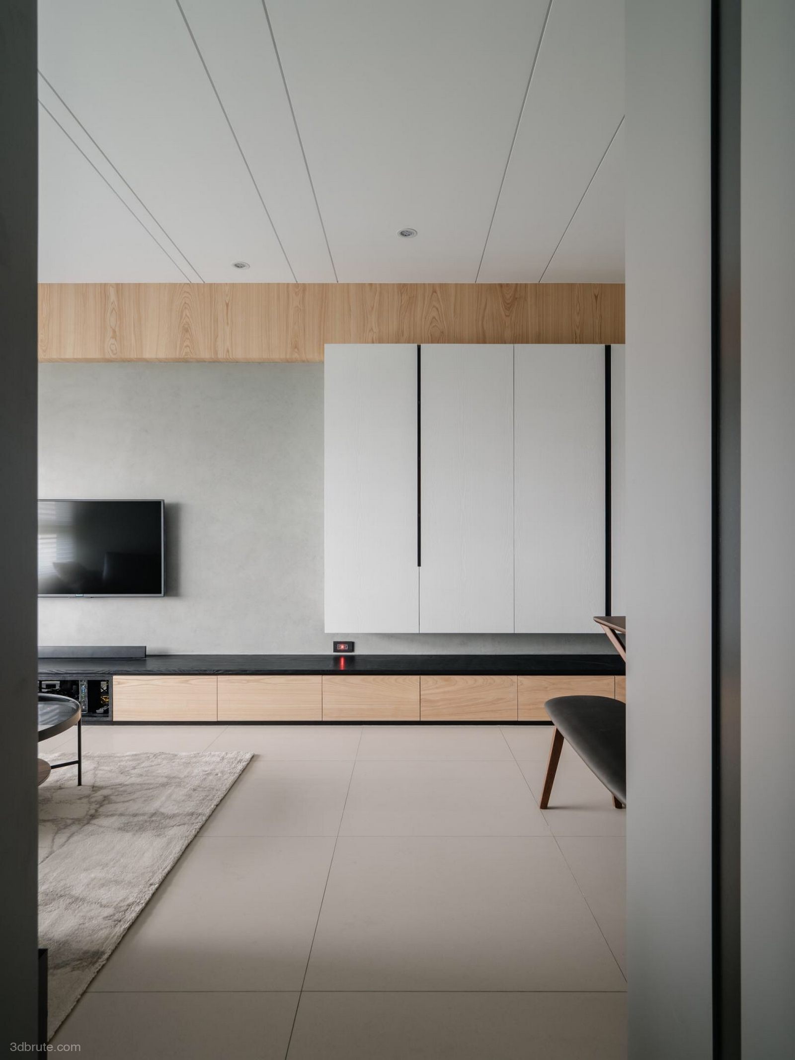 Modern residence-refreshing and elegant small world two or three design