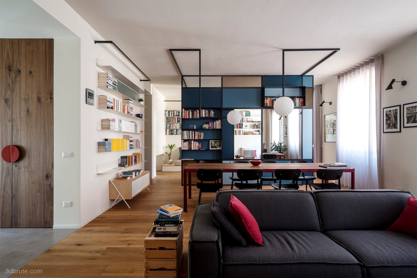 Nordic colorful residential design