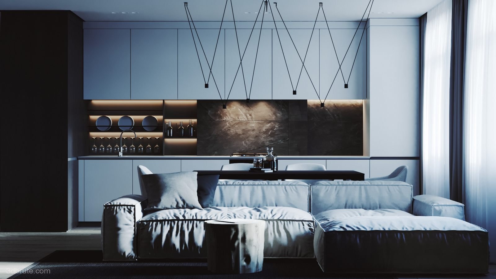 Premium Grey Nordic House