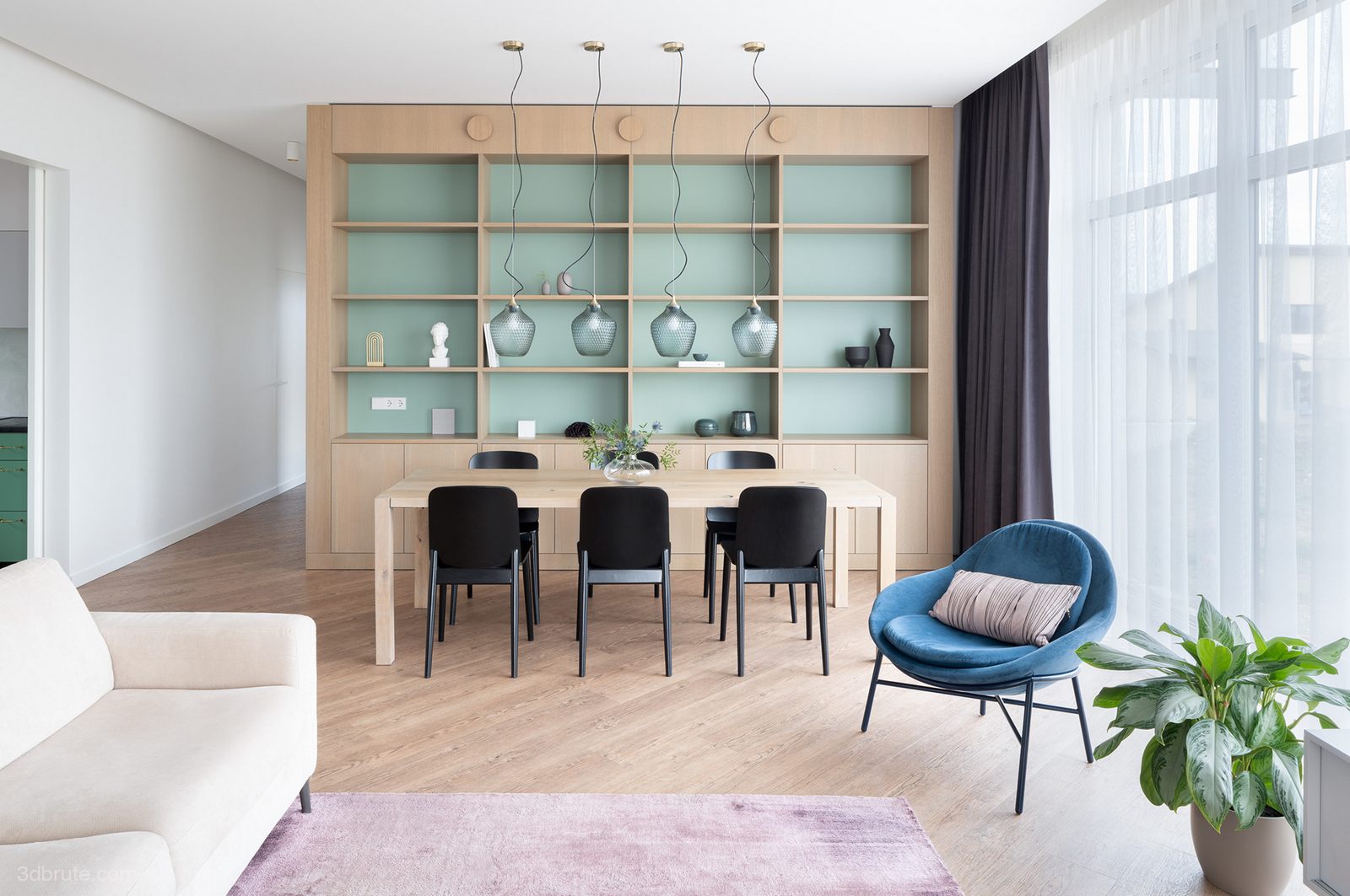 Small apartment-big ambition-leisure time alone