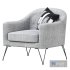volda armchair space grey - Thumbnail 2