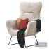 LEYA WINGBACK CHAIR - Thumbnail 1