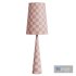 Bruna Walnut Wood and Linen Floor Lamp - Thumbnail 3