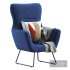 LEYA WINGBACK CHAIR - Thumbnail 1
