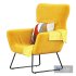 LEYA WINGBACK CHAIR - Thumbnail 1