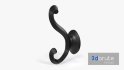 Coat Wall Hook – Black Metal - Thumbnail 5