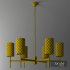 Gold Stem Chandelier - Thumbnail 3