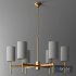 Gold Stem Chandelier - Thumbnail 4