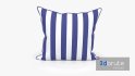 Blue & White Striped Pillow - Thumbnail 3