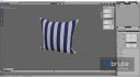 Blue & White Striped Pillow - Thumbnail 18