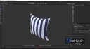 Blue & White Striped Pillow - Thumbnail 17