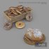 Realistic Low Poly Bread And Cookie Collection - Thumbnail 7