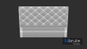 White Fabric Headboard - Thumbnail 7