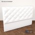 White Fabric Headboard - Thumbnail 6