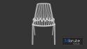 White Dining Chair With Holes - Thumbnail 10