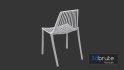 White Dining Chair With Holes - Thumbnail 8