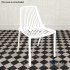 White Dining Chair With Holes - Thumbnail 7