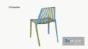White Dining Chair With Holes - Thumbnail 13