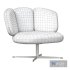 Artifort Bras Easy Chair Cross base - Thumbnail 7