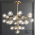 LED Clear Crystal Ball Chandelier - Thumbnail 1