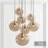 Smoked Glass Pendant Lights by Glashutte - Thumbnail 1