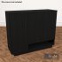 Black Wooden Cabinet - Thumbnail 6