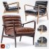 Mid Century Leather Armchair - Thumbnail 1