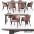 Sandalyeci Corvo table with PERLA K chair - Thumbnail 1
