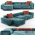 Modern Modular Corner Sofa 02 - Thumbnail 1