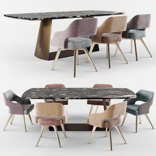 Cantori Teseo Marble Table