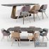 Cantori Teseo Marble Table - Thumbnail 1