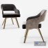 Cantori adria velvet chair - Thumbnail 3