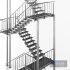 Metal outdoor stair - Thumbnail 6