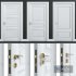 3 Interior Door + 3 distinct handles - Thumbnail 1