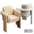 Floria Velvet Chair - Thumbnail 1