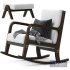 Rocking Chair Wooden High Resilience - Thumbnail 1