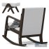 Rocking Chair Wooden High Resilience - Thumbnail 4