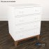 White Chest of Drawers - Thumbnail 6