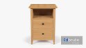 Wooden Bedside Table - Thumbnail 3