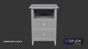 Wooden Bedside Table - Thumbnail 9