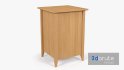 Wooden Bedside Table - Thumbnail 4
