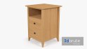 Wooden Bedside Table - Thumbnail 5