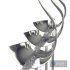 Swirl element stainless steel fountain - Thumbnail 2