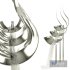 Swirl element stainless steel fountain - Thumbnail 4