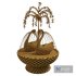Fountain With Gilt Brass Swans And Weeping Willow - Thumbnail 7