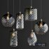 Suspended lampshade Ilaria-dark olive green - Thumbnail 1