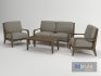 Out Door Wood Sofa - Thumbnail 2
