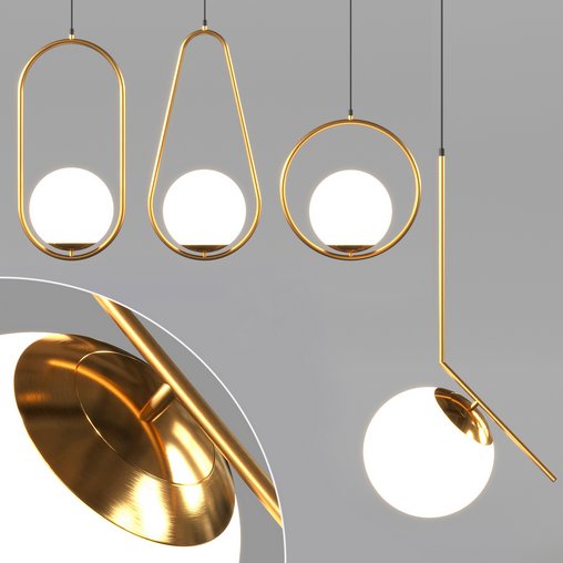 C Ball modern Pendant light