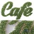 Artificial Office Wall Plants Letters Cafe - Thumbnail 1